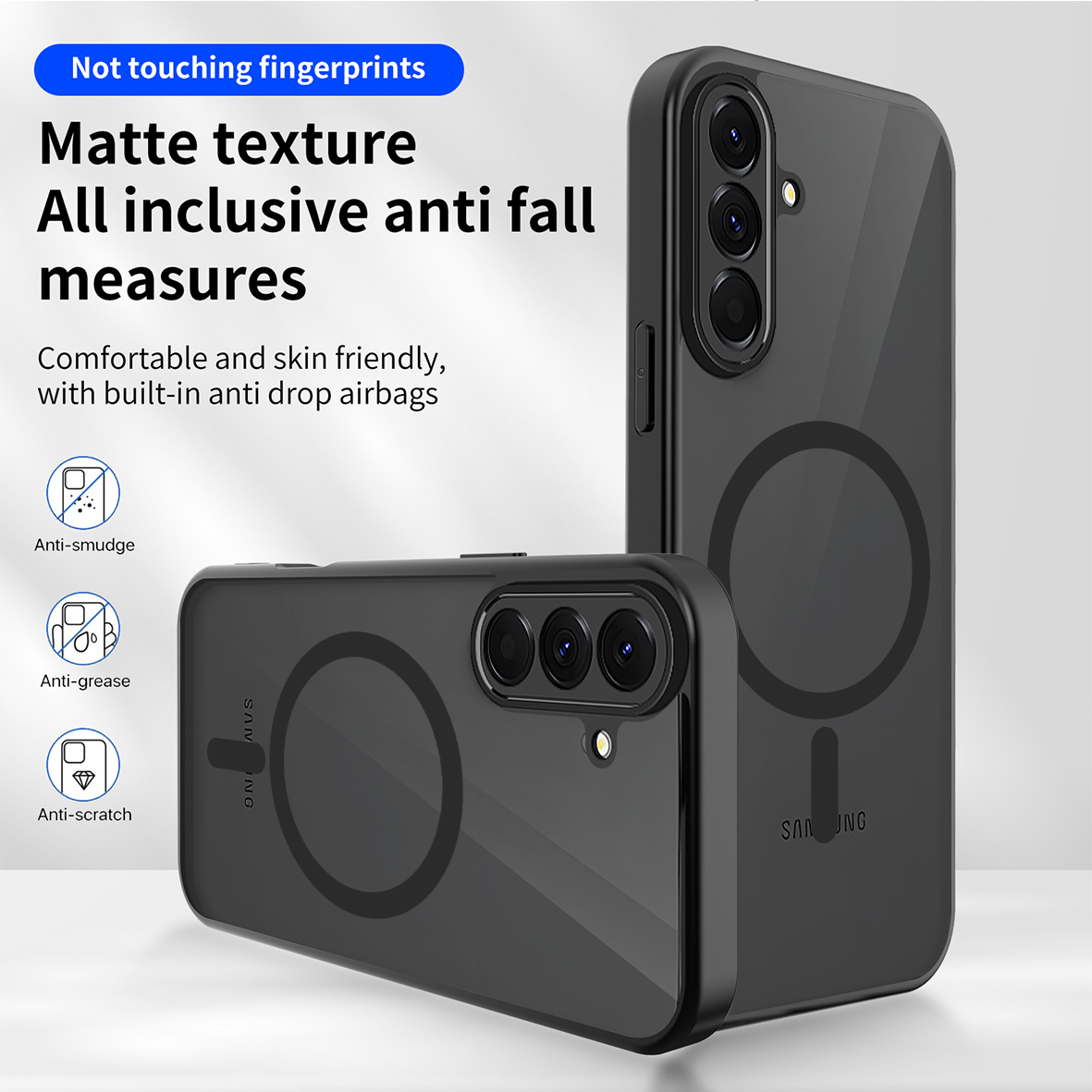 Phone Accessories Online Shop - Matowe etui na telefon Samsung Galaxy