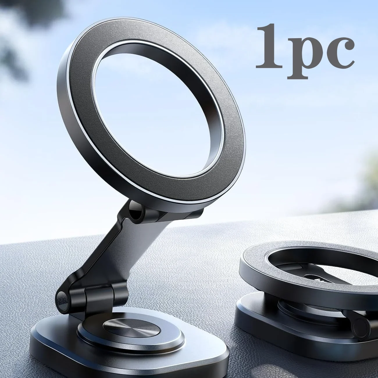 Car Mount Phone - Całkowicie metalowy uchwyt samochodowy MagSafe z