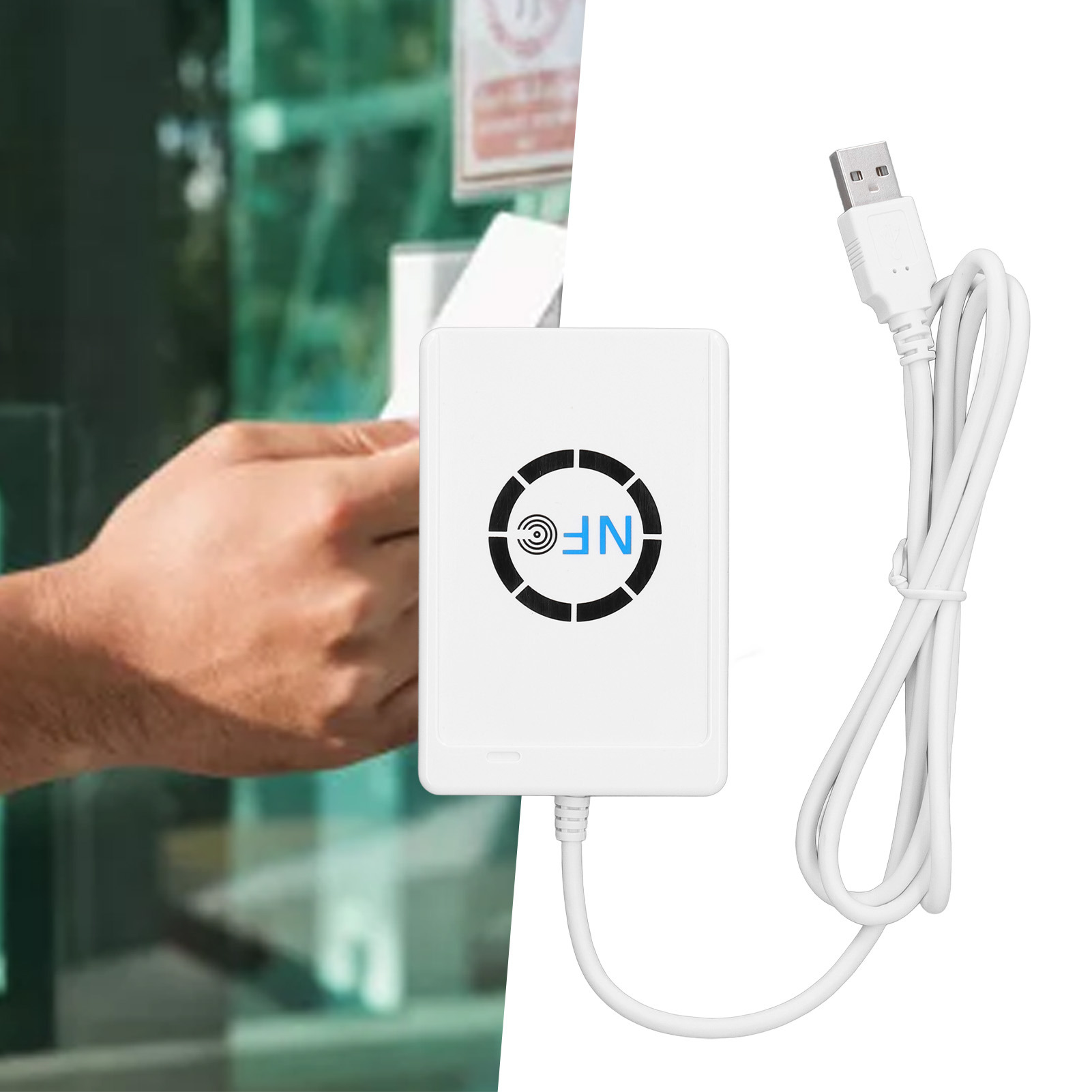 Nfc Card Reader - Czytnik/Programator/Kopiarka/Kloner Kart Bezdotykowych USB NFC Smart