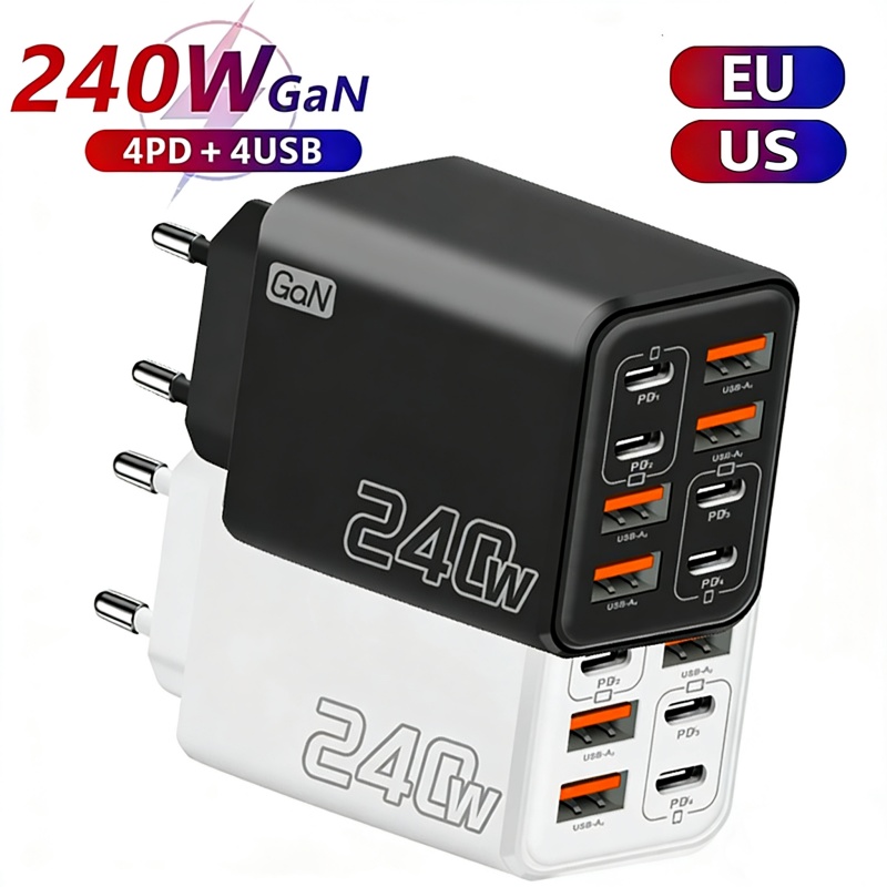Phone Accessories Wholesale - Ładowarka biurkowa 8 w 1 GaN