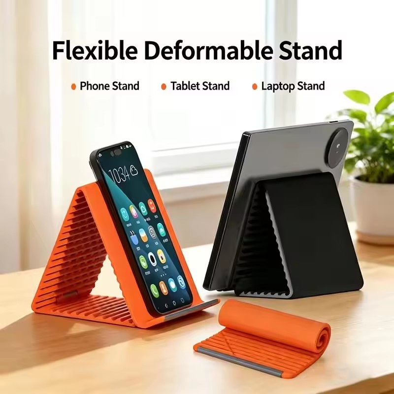 Phone Accessories Crochet - Uniwersalny, przenośny silikonowy stojak na telefon,