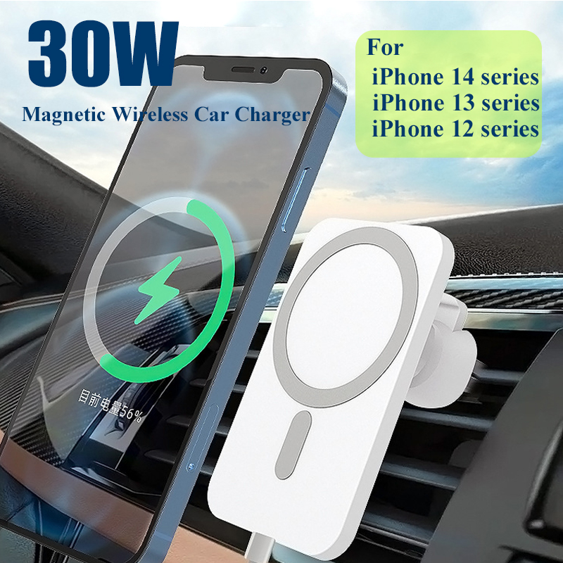 Phone Accessories Types - Bezprzewodowa ładowarka Magnetyczny uchwyt samochodowy na
