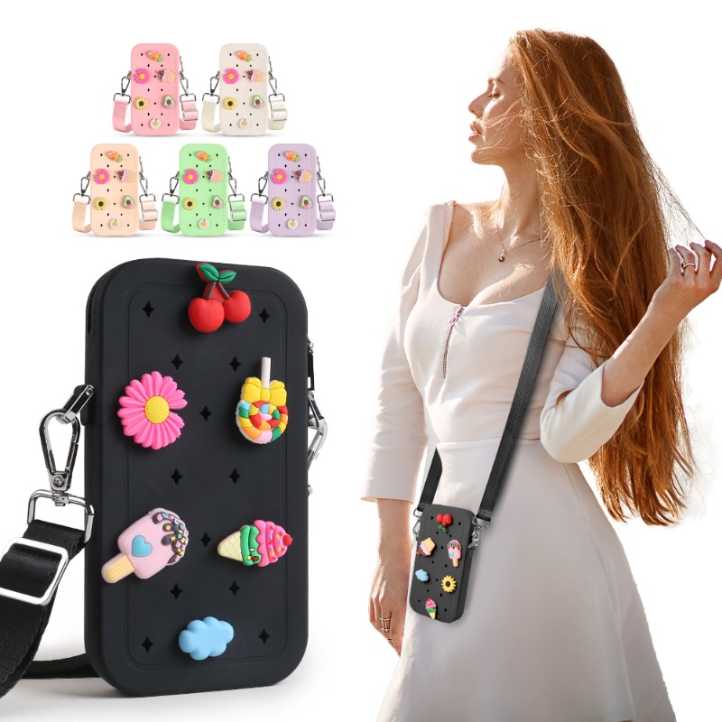 Phone Accessories Organizer - Wielofunkcyjna Przenośna Silikonowa Torba na Ramię