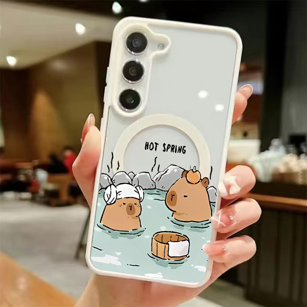 Magnetic Phone Case - Przezroczyste magnetyczne etui na telefon Samsung
