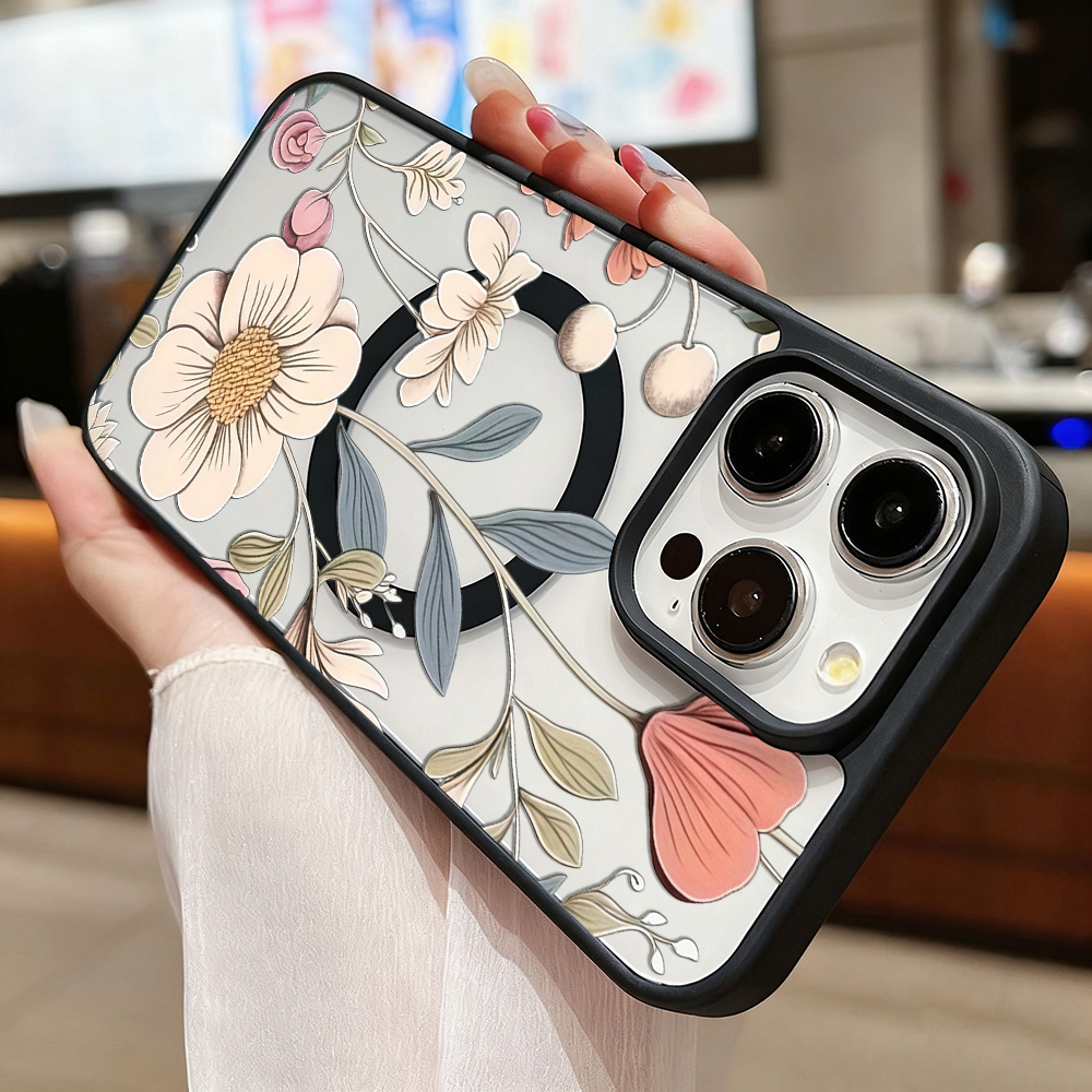 Czarne etui na telefon z kwiat – Magnetic Phone Case recenzja i cena