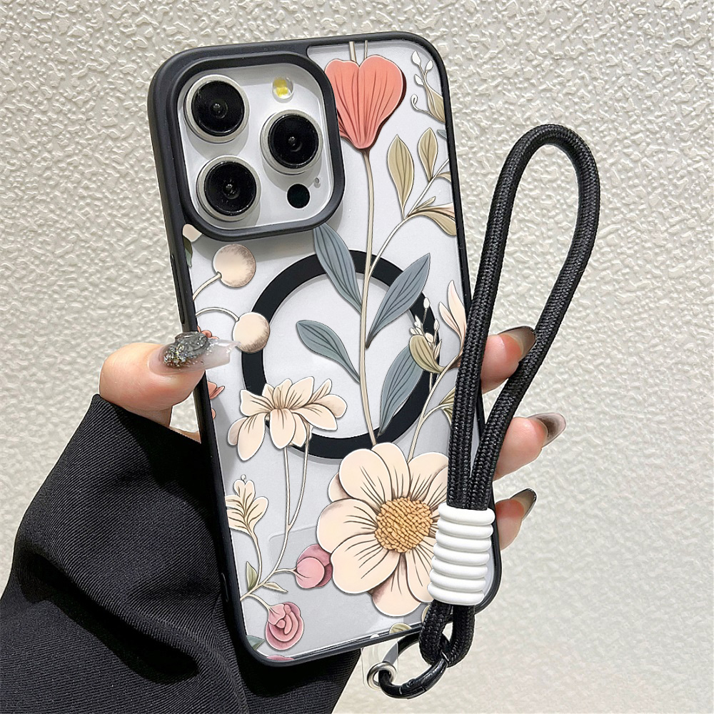 Czarne etui na telefon z kwiat – Magnetic Phone Case recenzja i cena
