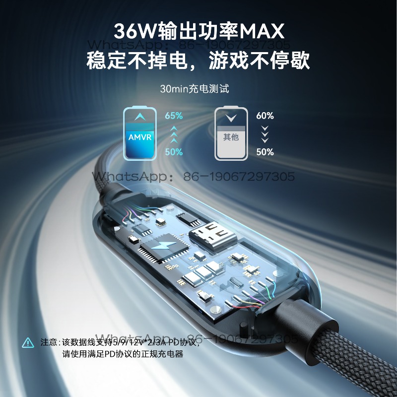 Kabel USB 2w1 w oplocie, przed – Fast Charging Cable recenzja i cena