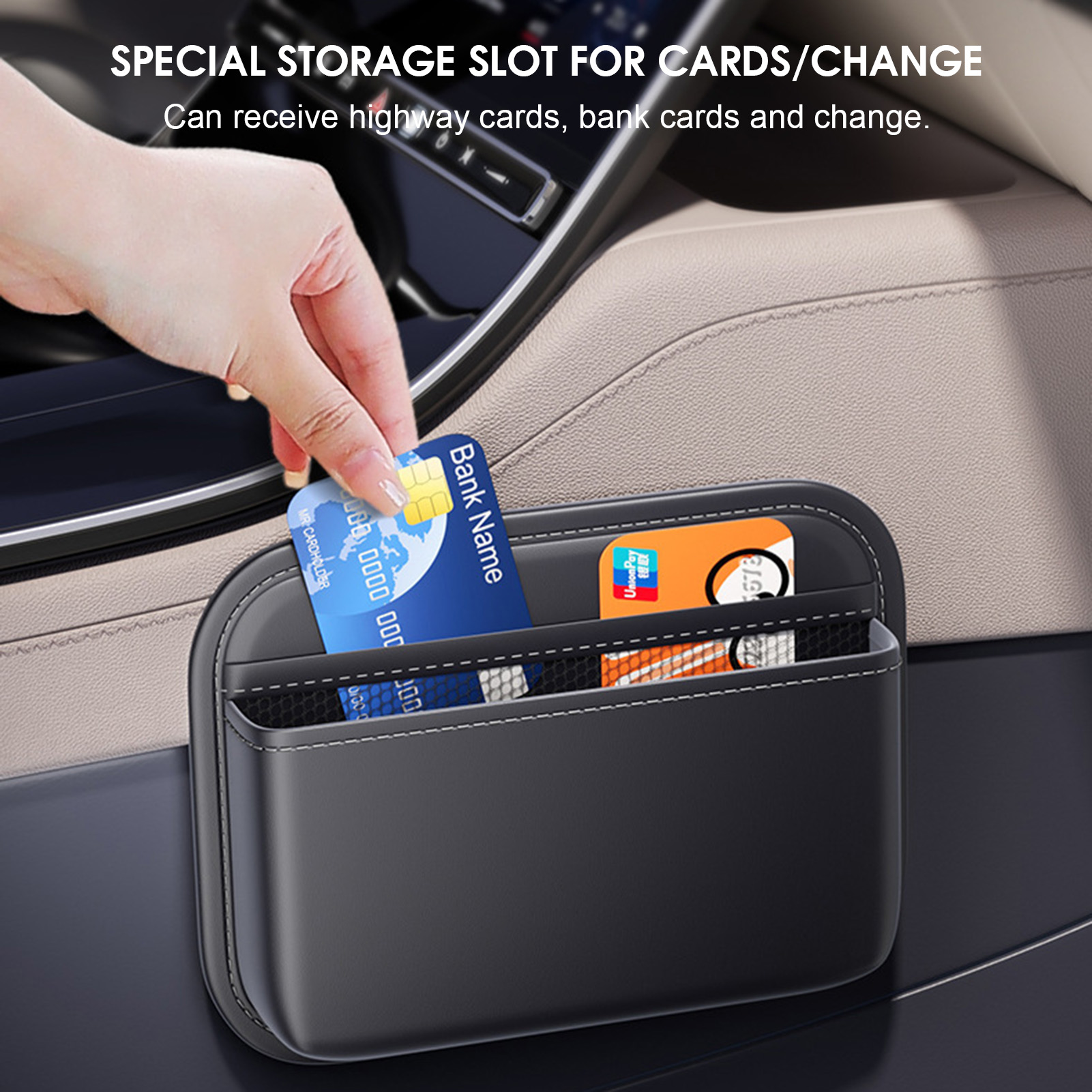 Prosty organizer do samochodu  – Phone Accessories Organizer recenzja i cena